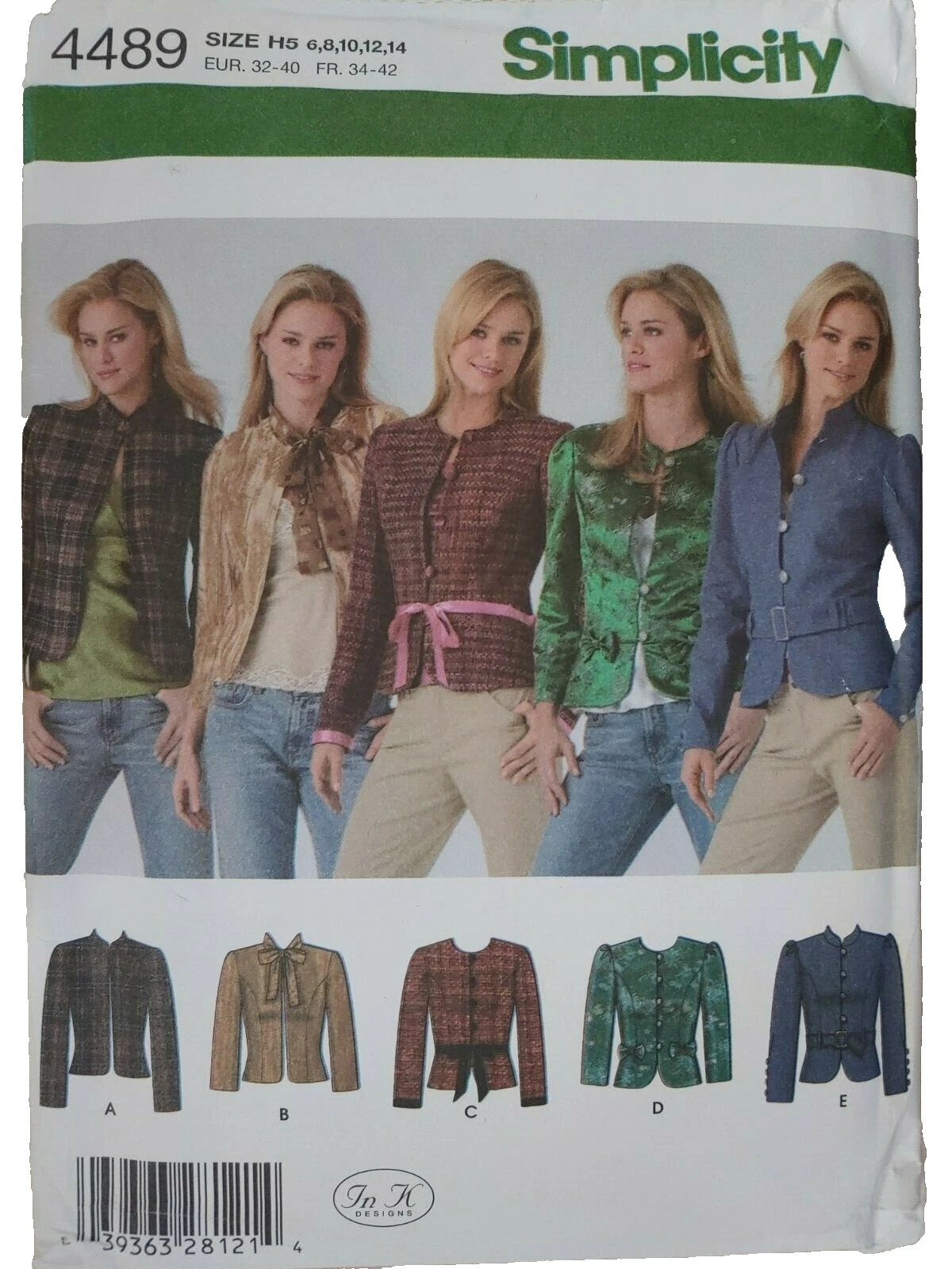 Cut Coat/Jacket Sewing Patterns