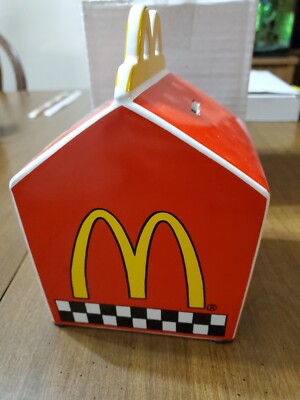 マクドナルドMcDonald's Collectors Club 1996貯金箱 McDonald's Collectors Club 1996 Convention Ceramic HAPPY MEAL BOX