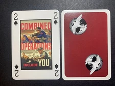 Swap Playing Card  WORLD WAR II   Historic Poster   OPERATIONS INCLUDE YOU