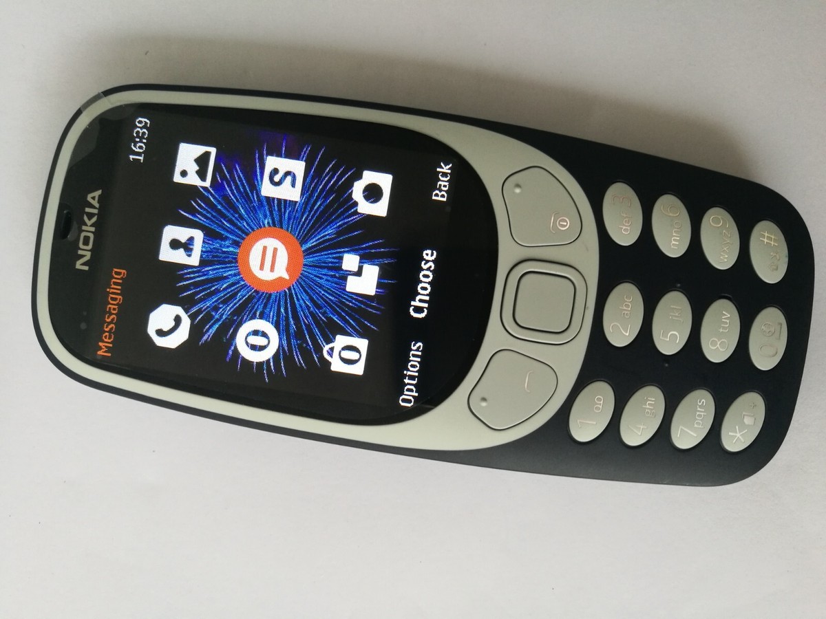 Nokia 3310 (2017) - orange Blue white(Unlocked) Cellular Phone