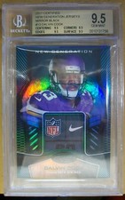 2017 PANINI NEW GENERATION JERSEYS MIRROR BLACK #13 DALVIN COOK 1/1, BGS 9.5