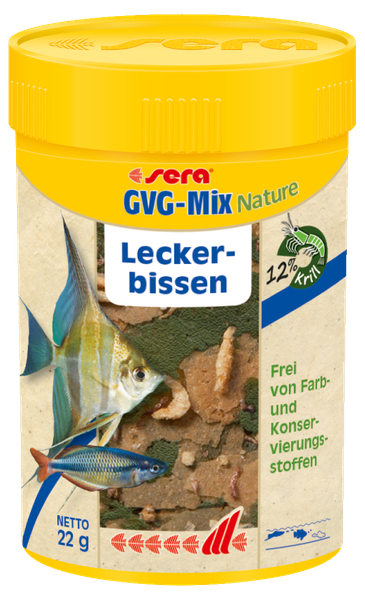 Sera Gvg-Mix Nature 100Ml Leckerbissen Ohne Farb- Konservierungsstoffe Mhd 07/23-image