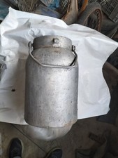 CONTENITORE PER LATTE VINTAGE IN ALLUMINIO SPESSO   - USATO DELL'EPOCA