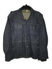 Vintage Chess King Denim Jean Jacket Size Xl