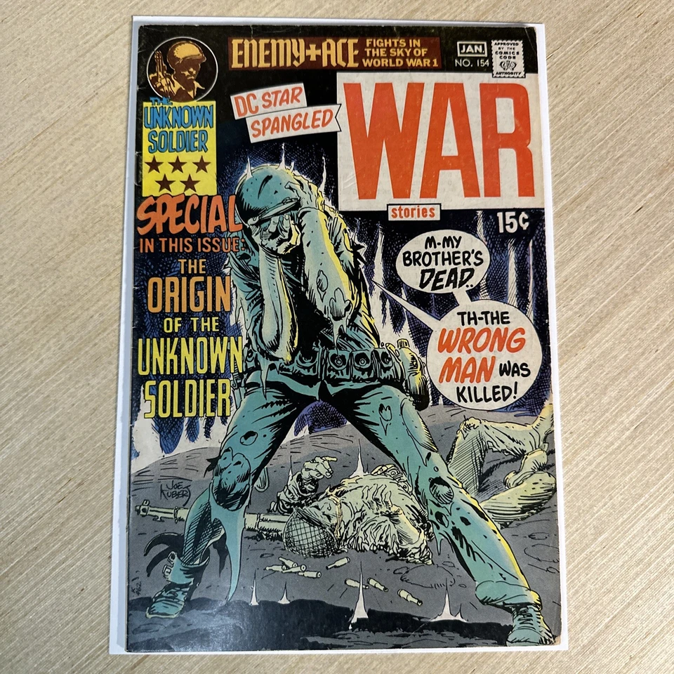 Star Spangled War Stories #154 Unknown Soldier DC Comics 1952 Series Origin VG+ - Image 3 of 4