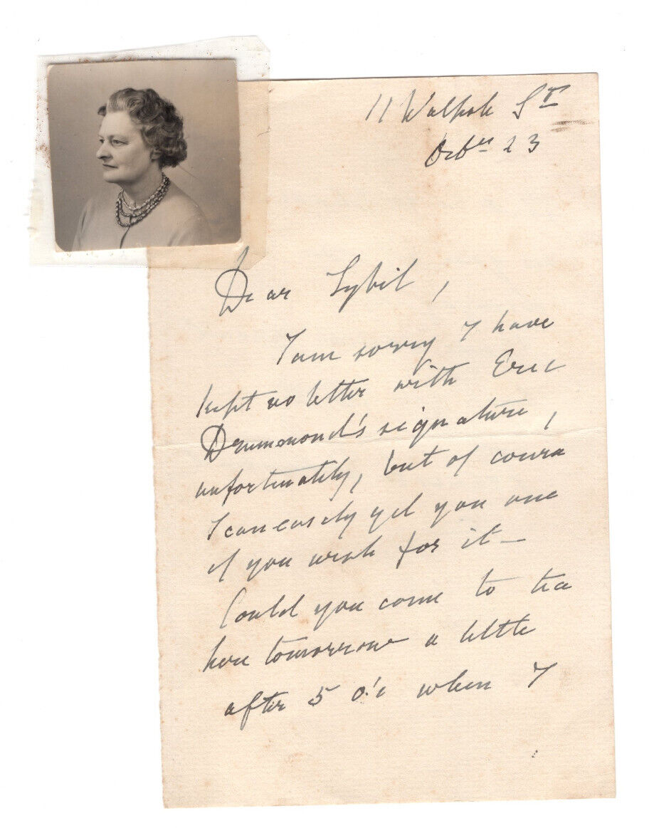 Francis Drummond Maid of Honor to Queen Victoria Signed Letter / Autographed eBay