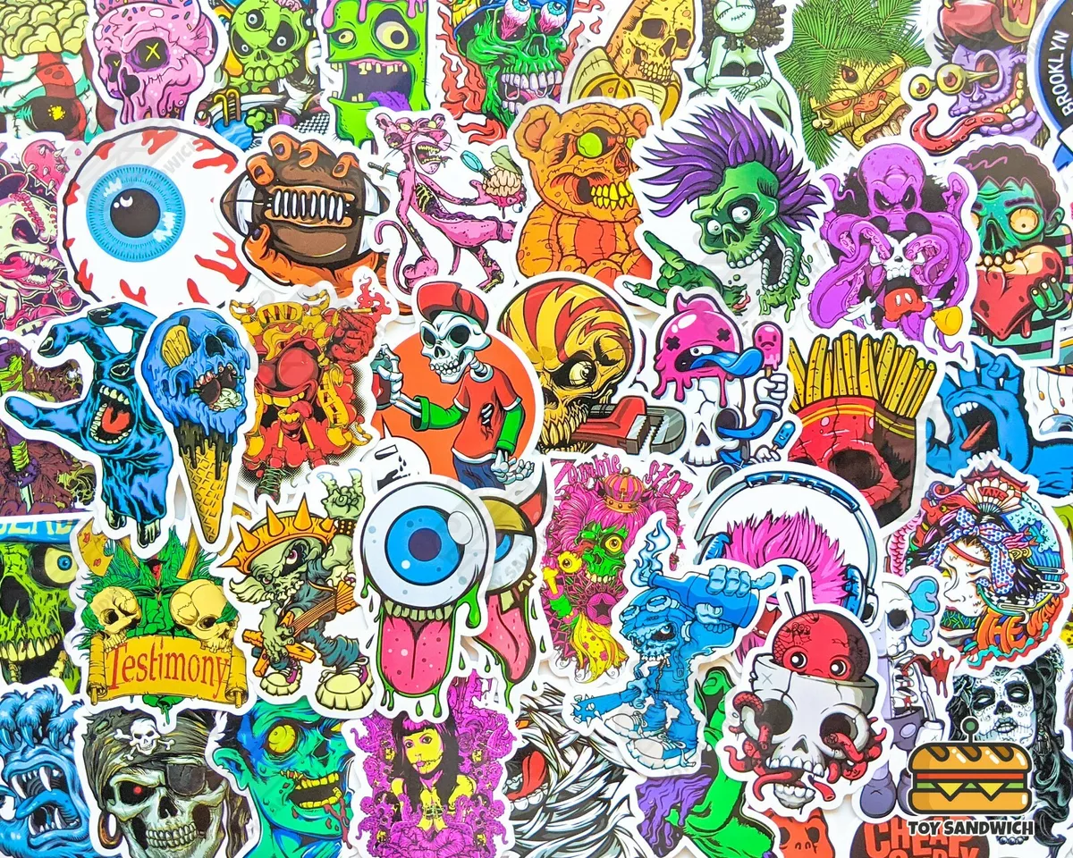 100/50/15 pcs Plants Vs Zombies Graffiti Deco Stickers + Free 2023