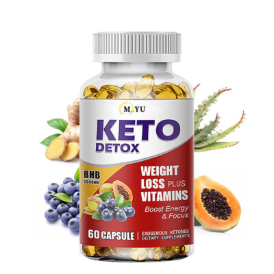 KETO DETOX-WEIGHT LOSS management PLUS VITAMINS Boost Energy & Focus fat burner