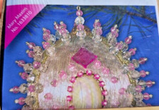 Mary Maxim Design Works 6079 Satin Ball Stunning Sequin Bead Xmas Ornament KIT