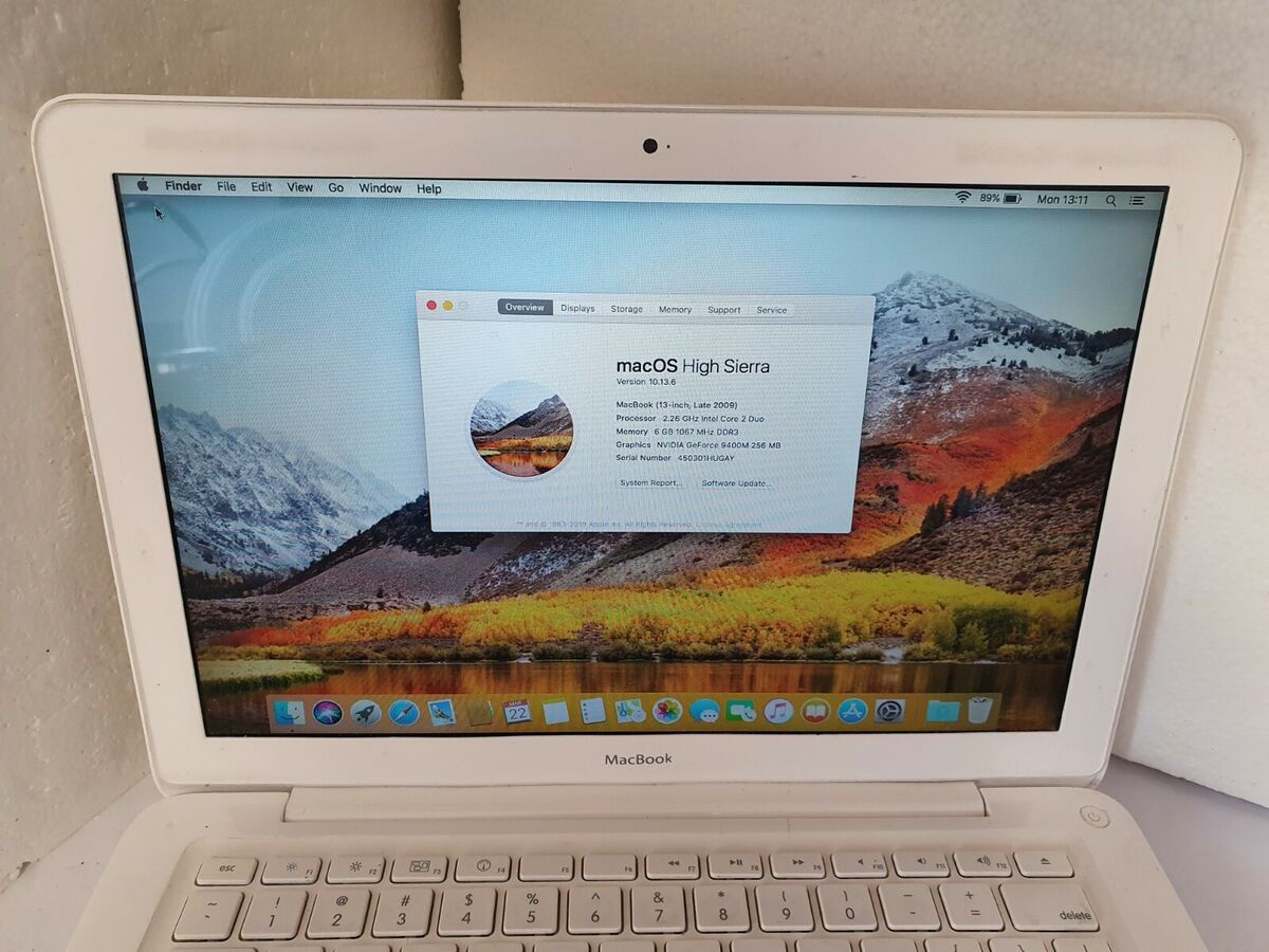 Apple White MacBook 2.26Ghz 6GB 320GB 13.3 Apple White MacBook 2.26Ghz 6GB 320GB 13.3