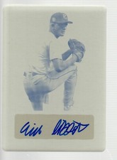 2022 Leaf Perfect Game Printing Plate Yellow Autograph MA-WL1 Wil Libbert 1/1