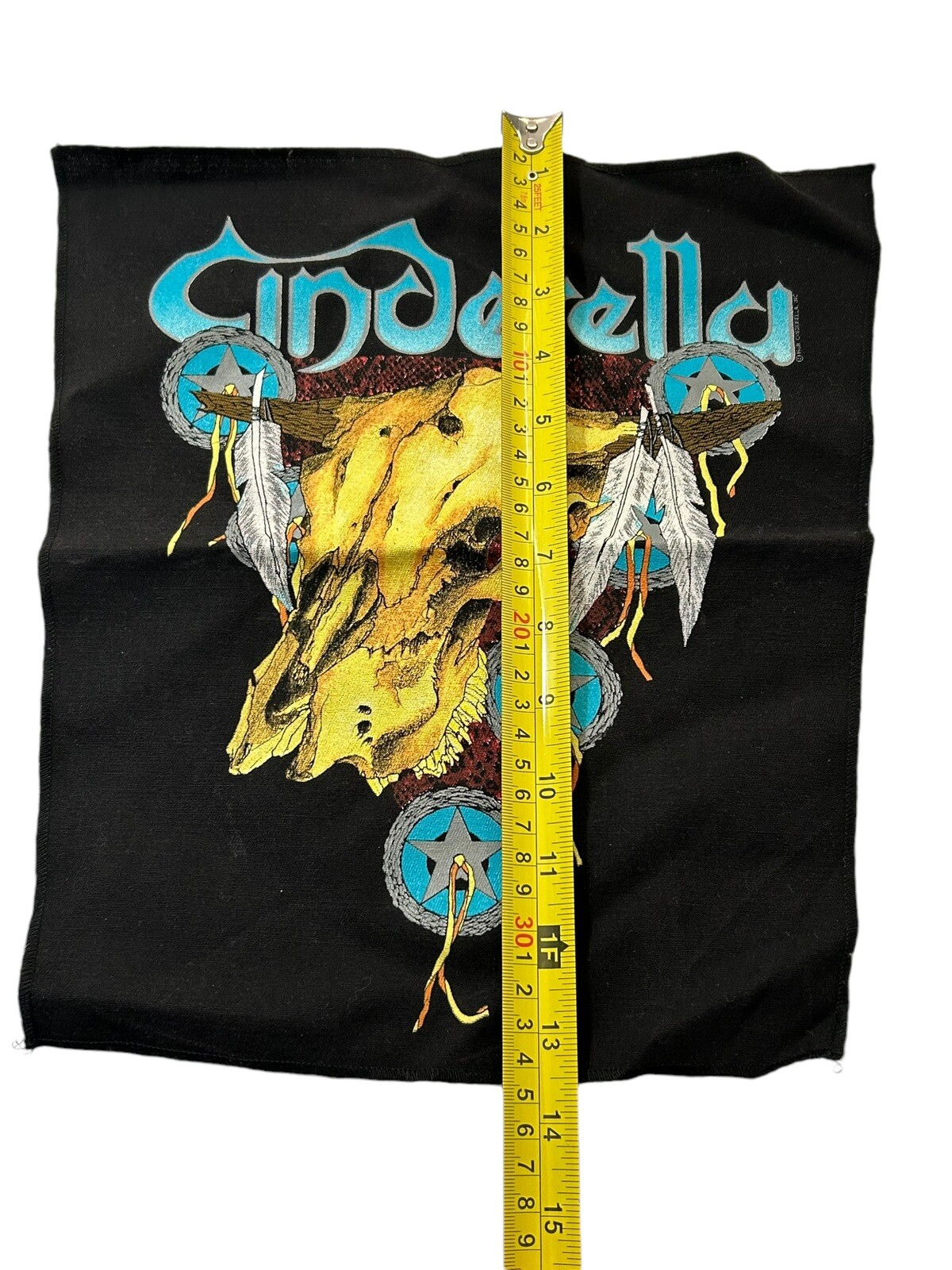 Vtg Cinderella Long Cold Winter BACK Patch RARE 1… - image 4