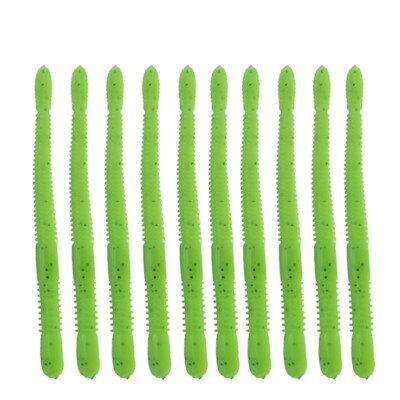 10PCS Floating Simulation Artificial Worms Lifelike Baits