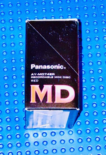 MD PANASONIC 74 RED AY-MD74ER 5 PACK BLANK MINI DISCS (5) (SEALED) - Picture 5 of 5