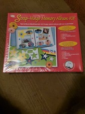 Memories Forever Blue Strap-Hinge Memory Album Kit Scrapbook Crafting Photos