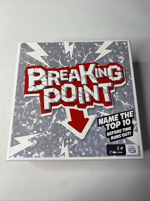 Breaking Point Trivia Brettspiel   Vollständig - Top Zustand