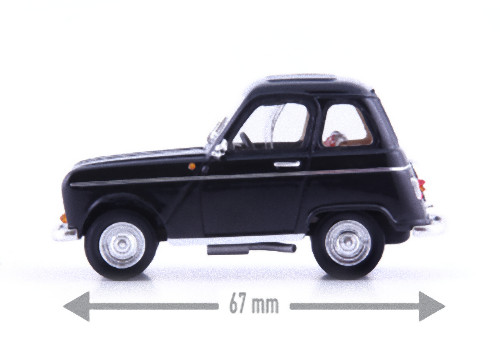 Renault 4 Bertin 1969 Autocult ATC03023 miniature 1/43 noir