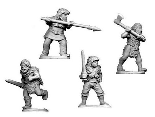 Crusader Miniatures DAV010 - Viking Ulfhednar Berserkers - SAGA - Picture 2 of 2
