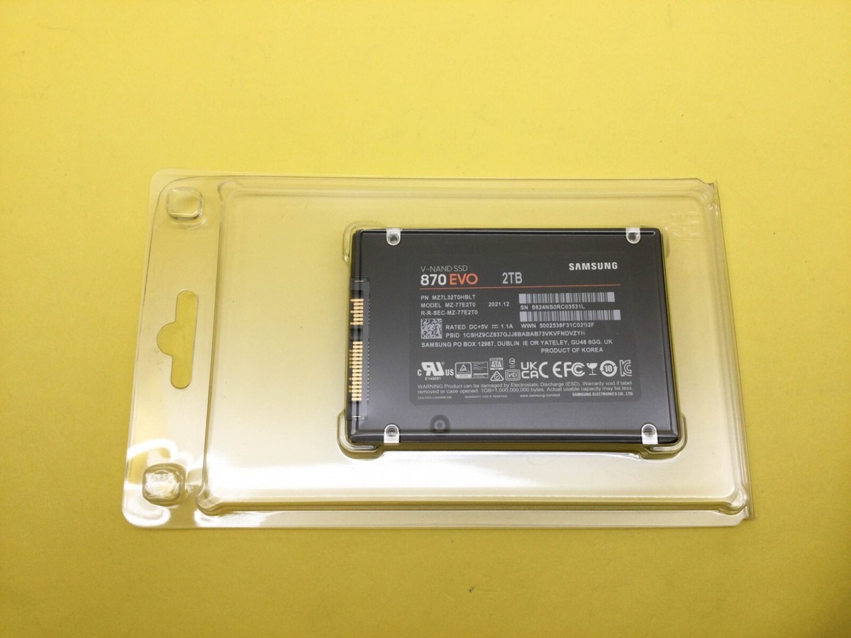 Samsung 870 EVO 2TB SATA 2.5インチ 内蔵 SSD 870 EVO SATA 2.5 inch 2TB SSD | Samsung US