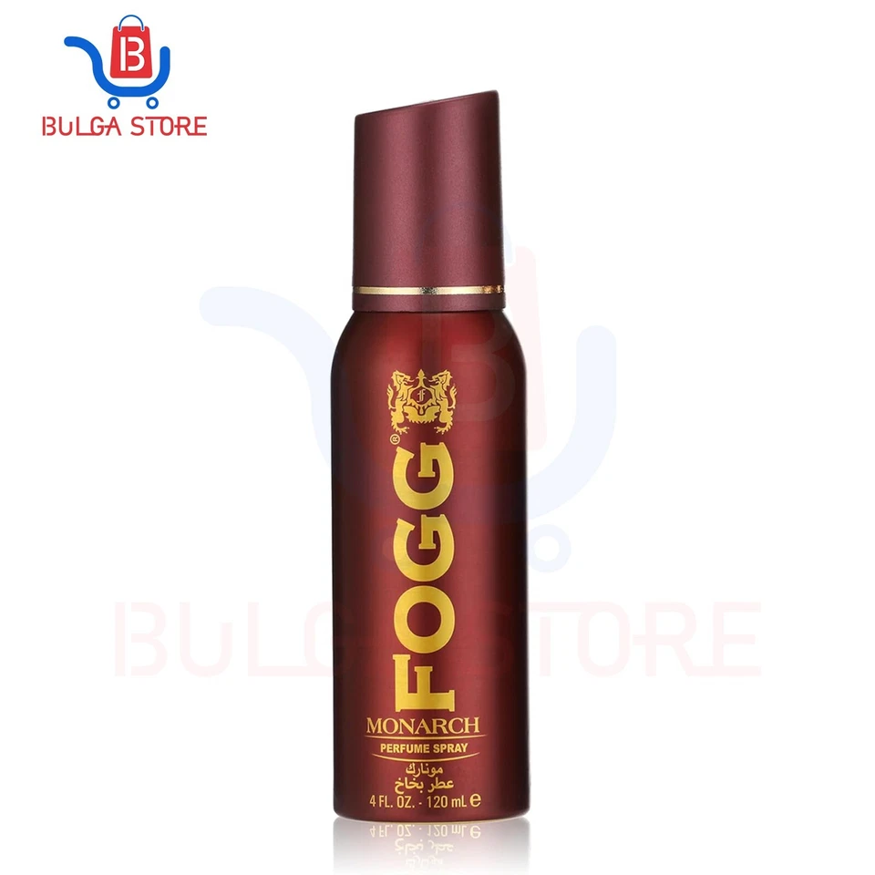 3x 120ML FOGG MONARCH Perfume Corporal Spray Desodorante Sin Gas Larga Duración Para Hombres Foto 2 de 4