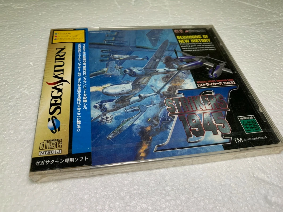 Sega Saturn Strikers 1945 II Psikyo Shooting Game Soft Video Game 