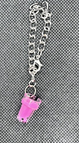 Silver Charm Accessories for Stanley Cup, Tumbler Charm Pink Drink Bag Charm - Picture 2 of 2