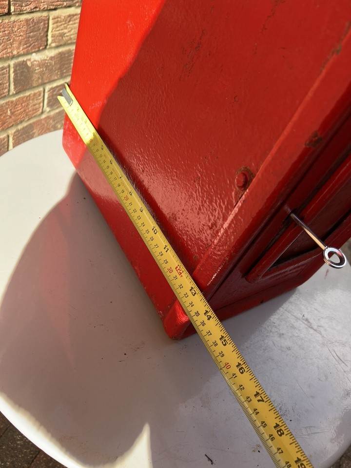 GENUINE ORIGINAL ERII ROYAL MAIL LAMP POST BOX POST OFFICE W/ KEY & DAY