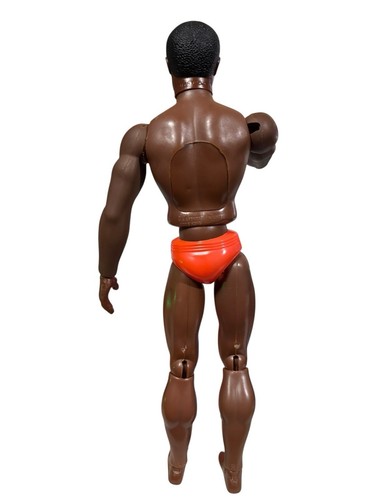 Modellino vintage Big Jim Big Jack Artic Skier 10" nero Mattel 1971 - Foto 11 di 12
