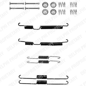 LY1309 BRAKE DRUM SHOES FITTING KIT REAR DELPHI NEW OE REPLACEMENT - Picture 2 of 5
