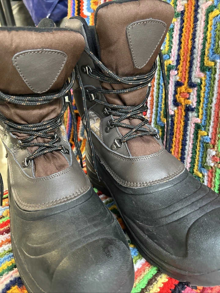 Botas y forros de caza Ozark Trail camuflados al aire libre invierno aislantes para hombre talla 10 Foto 2 de 4