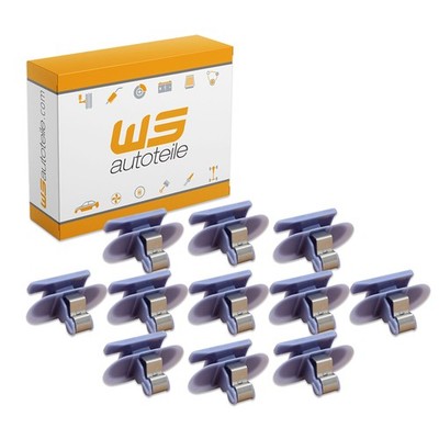 10x Clips Befestigungsclips für OPEL ASTRA CORSA INSIGNIA SIGNUM ZAFIRA 1222141