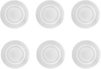 Riya Glasteller Teller Servierteller Kuchenteller Dessertteller Glas Platte (6 K