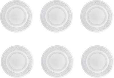 Riya Glasteller Teller Servierteller Kuchenteller Dessertteller Glas Platte (6 K
