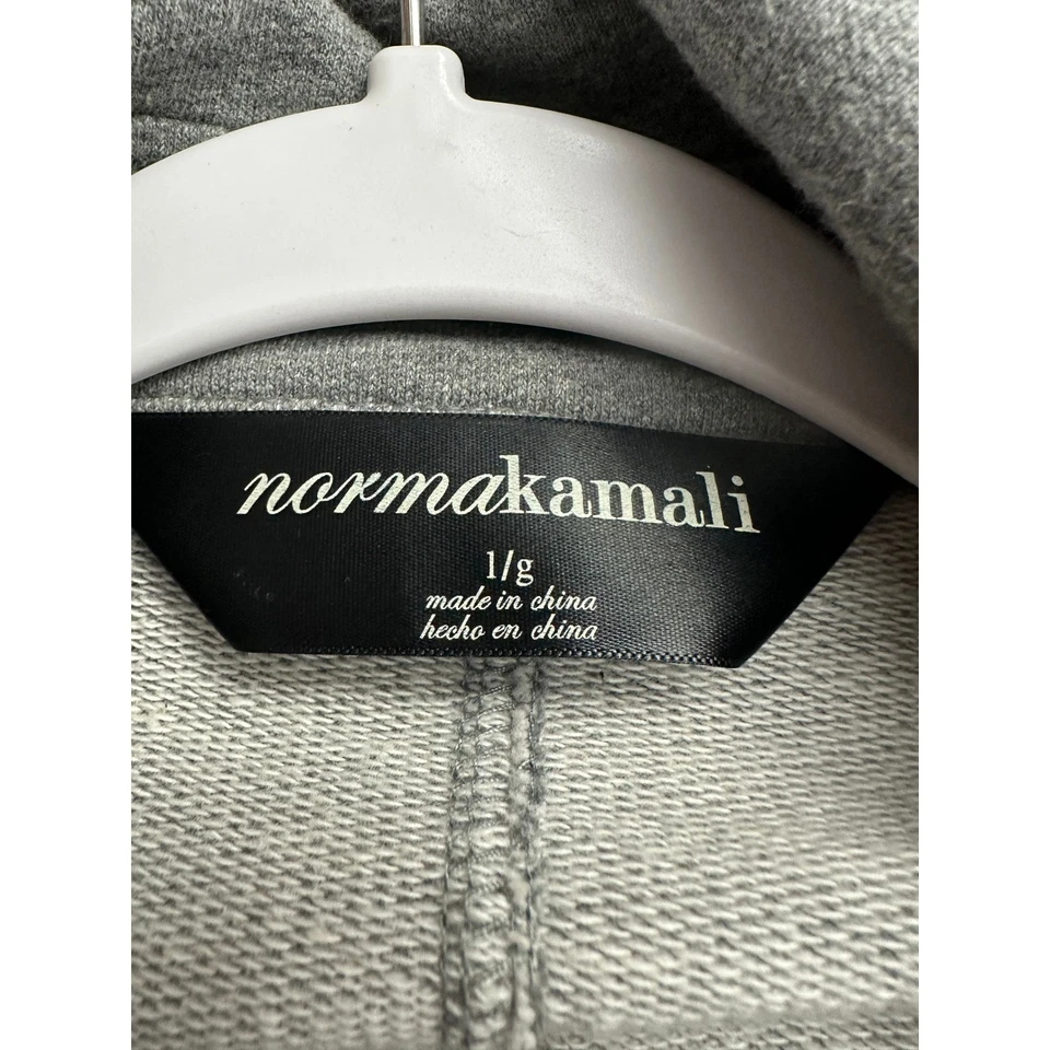Blazer Norma Kamali Mujer Gris Tejido Talla L Cápsula Minimalista Ropa de Trabajo Neutro Foto 3 de 4