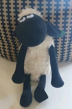 Shaun the Sheep Plush Toy 13 Inch Soft Stuffed Animal Zipper Pouch Keychain 