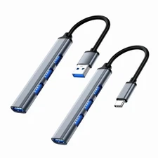 USB-C Hub 4 Port USB 3.0/3.1 OTG Splitter Adapter for MacBook PC Laptop