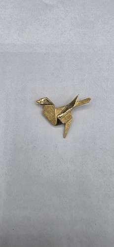 Origami Crane Brooch