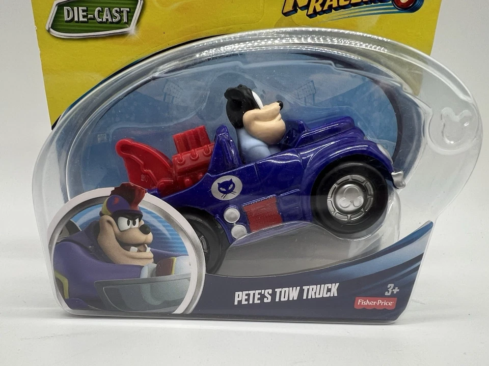 Camión de remolque y ruedas de carreras Disney Jr Mickey and the Roadster Racers Pete's NUEVO Foto 3 de 4