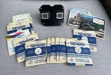 Sawyer's View-Master Old With Reels Lot Disneyland Travel Cartoons Hula READ