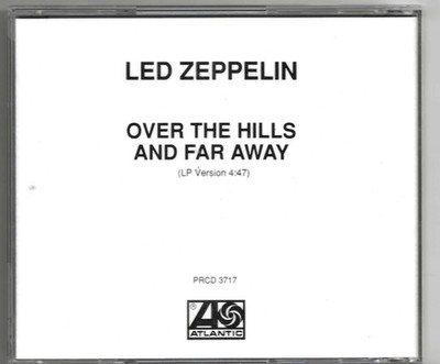 Led Zeppelin - Over The Hills And Far Away - Scarce 1991 USA 1 track promo CD