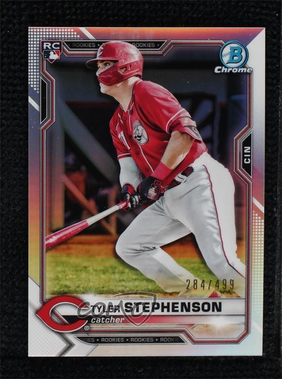 2021 Bowman Chrome Refractor 284/499 Tyler Stephenson #87 14jr