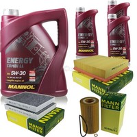 Mann Inspektionspaket 8L Mannol Energy 5W-30 FüR BMW E39 540I M 5 535I