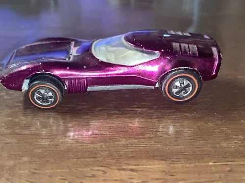 Hot Wheels Redline Torero 1968 Magenta White Interior Made In United States