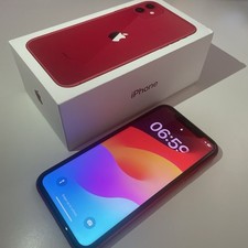 Apple iPhone 11 (PRODUCT)RED 128GB Sbloccato - Buone Condizioni Lieve Crepa Schermo