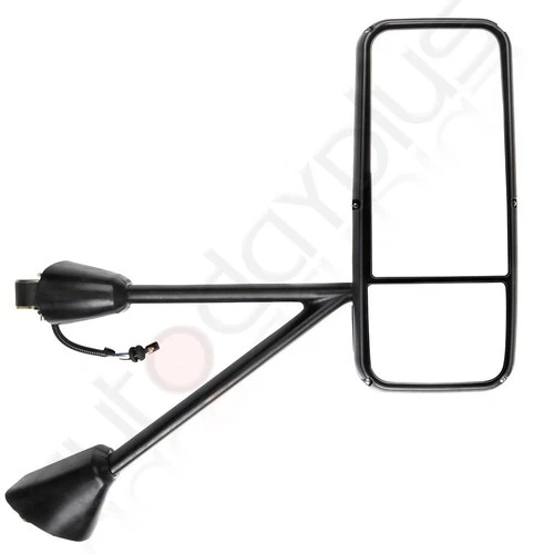 For 08-16 Kenworth T600 T660 T800 Passenger Side Door Mirror Power w/ Arm Black