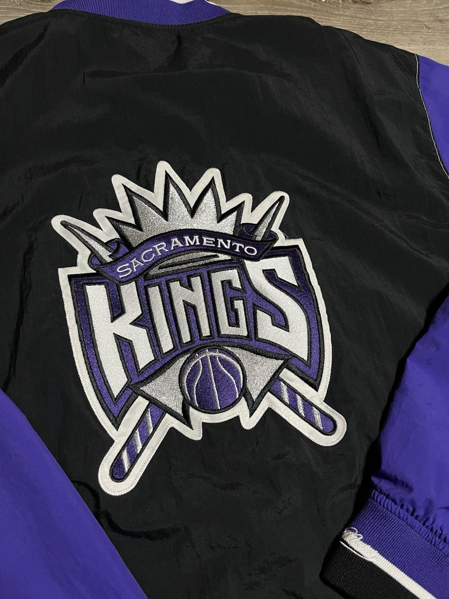 Mitchell & Ness Sacramento Kings Warm Up Jacket Men's Sz XL NBA | eBay