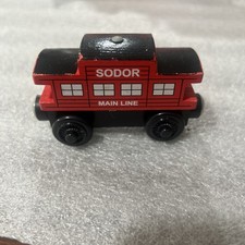 Thomas  Friends Wooden Railway SODOR MAIN LINE red sodor line caboose