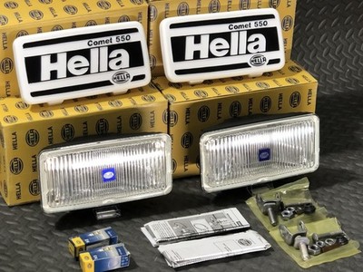 Hella Comet 550 Fog Lamp Clear Lens Set of 2 FOG LAMP | Aftermarket