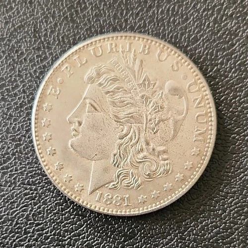 1881 Morgan Silver Dollar $1 Coin United States Uncertified 0.9 Fine