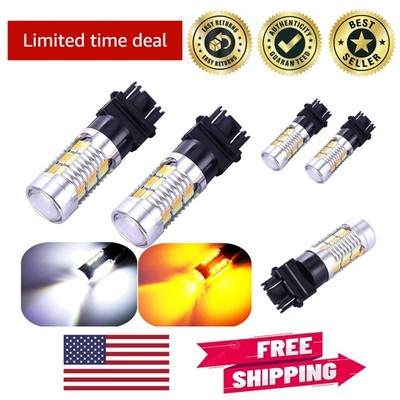 Durable 22 SMD 3157 Amber/White Switchback LED Bulbs - Waterproof &  Compliant
